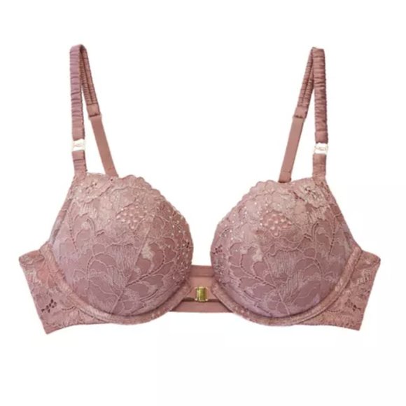 Parisian Intimates Other - Parisian Intimates Underwire Plunge Lace Bra 32D